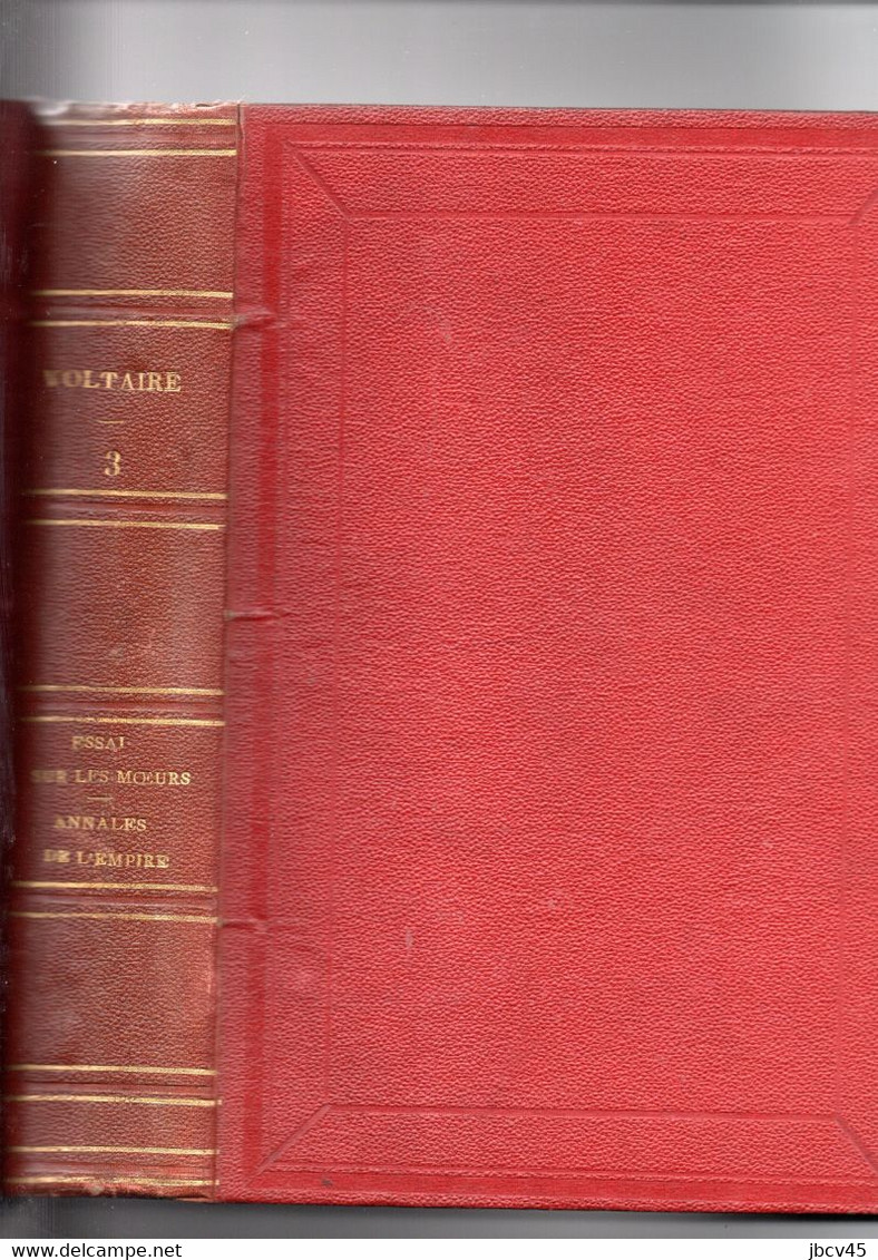 lot de 7 tomes oeuvres de VOLTAIRE  firmin-didot fils et cie 1863-1865