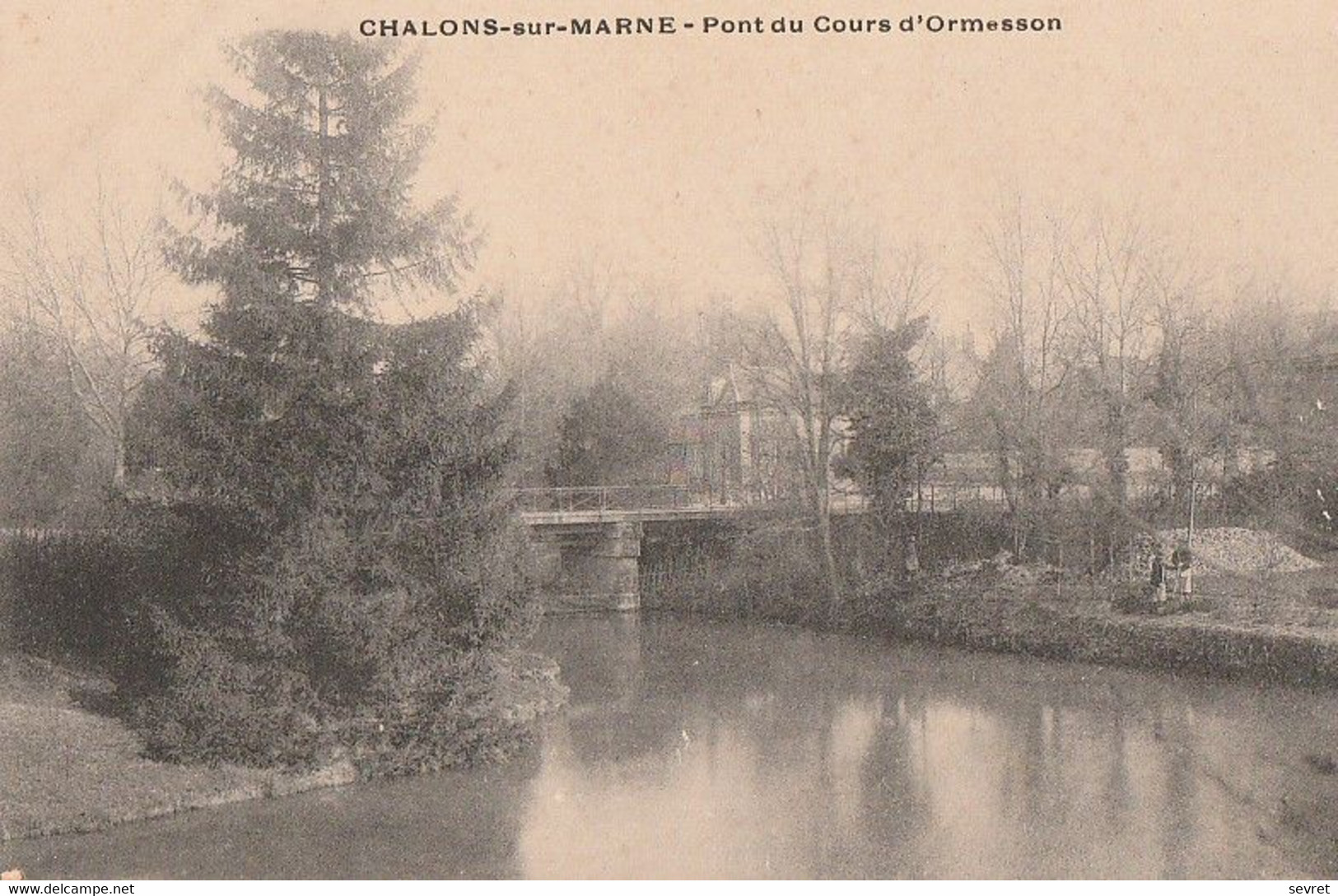 CHALONS-SUR-MARNE. - Pont Du Cours D'Ormesson - Châlons-sur-Marne