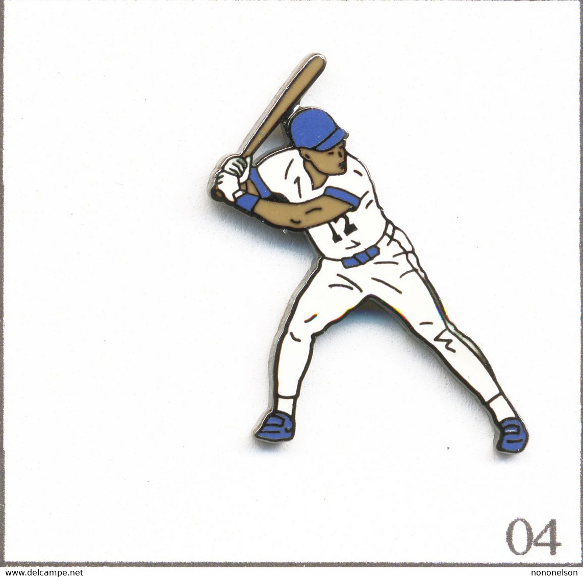 Pin's Sport - Baseball / “Le Frappeur“. Estampillé Démons Et Merveilles. EGF Base Noire. T921-04 - Baseball