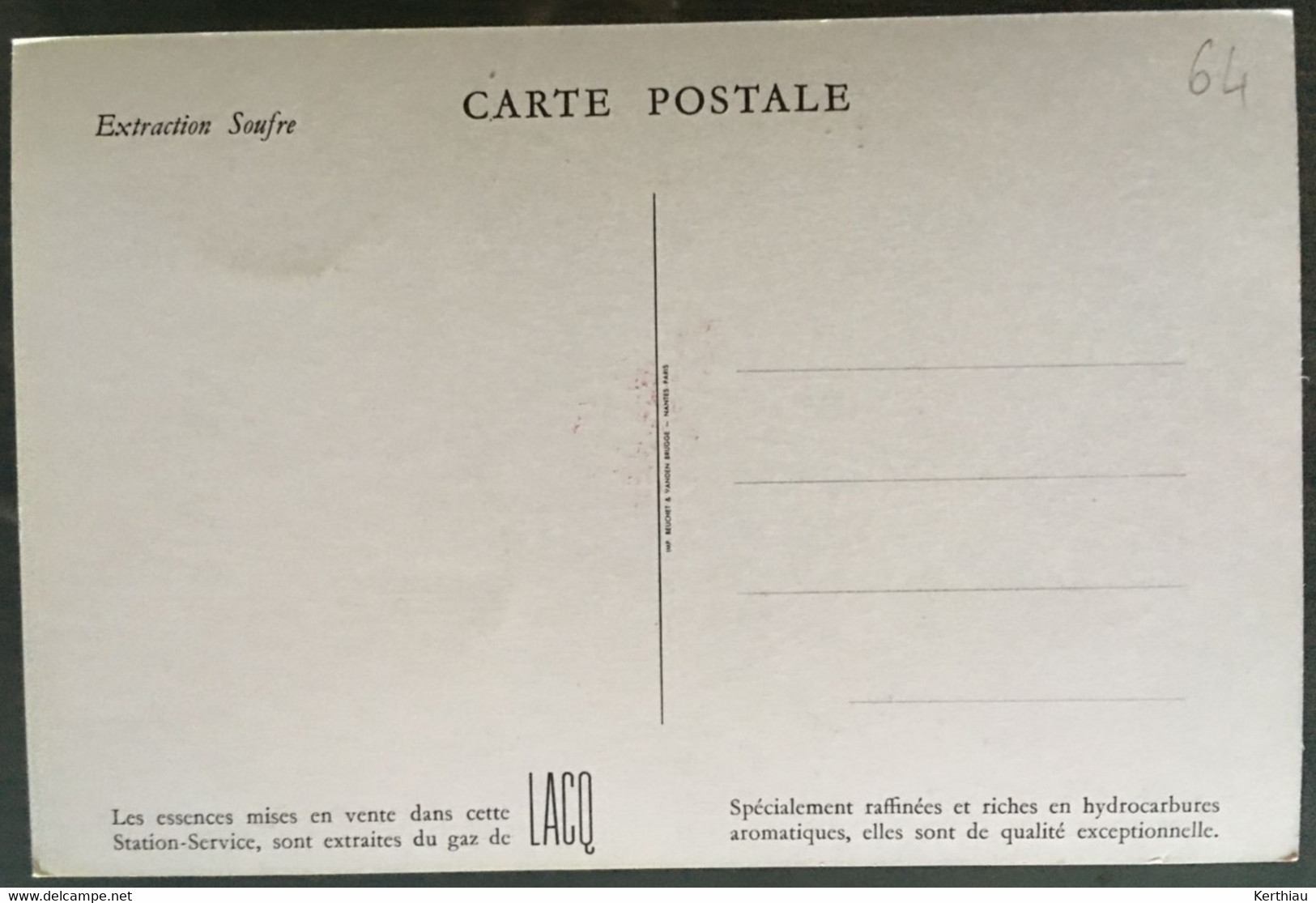 Lacq, Deux Cartes: Vue Générale Et Extraction Soufre. Illustrateur A. Brenet - Lacq