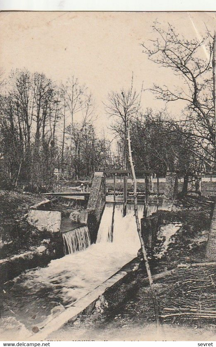 St-JEAN-sur-MOIVRE. - Vanne De Décharge Du Moulin. Carte RARE - Other & Unclassified