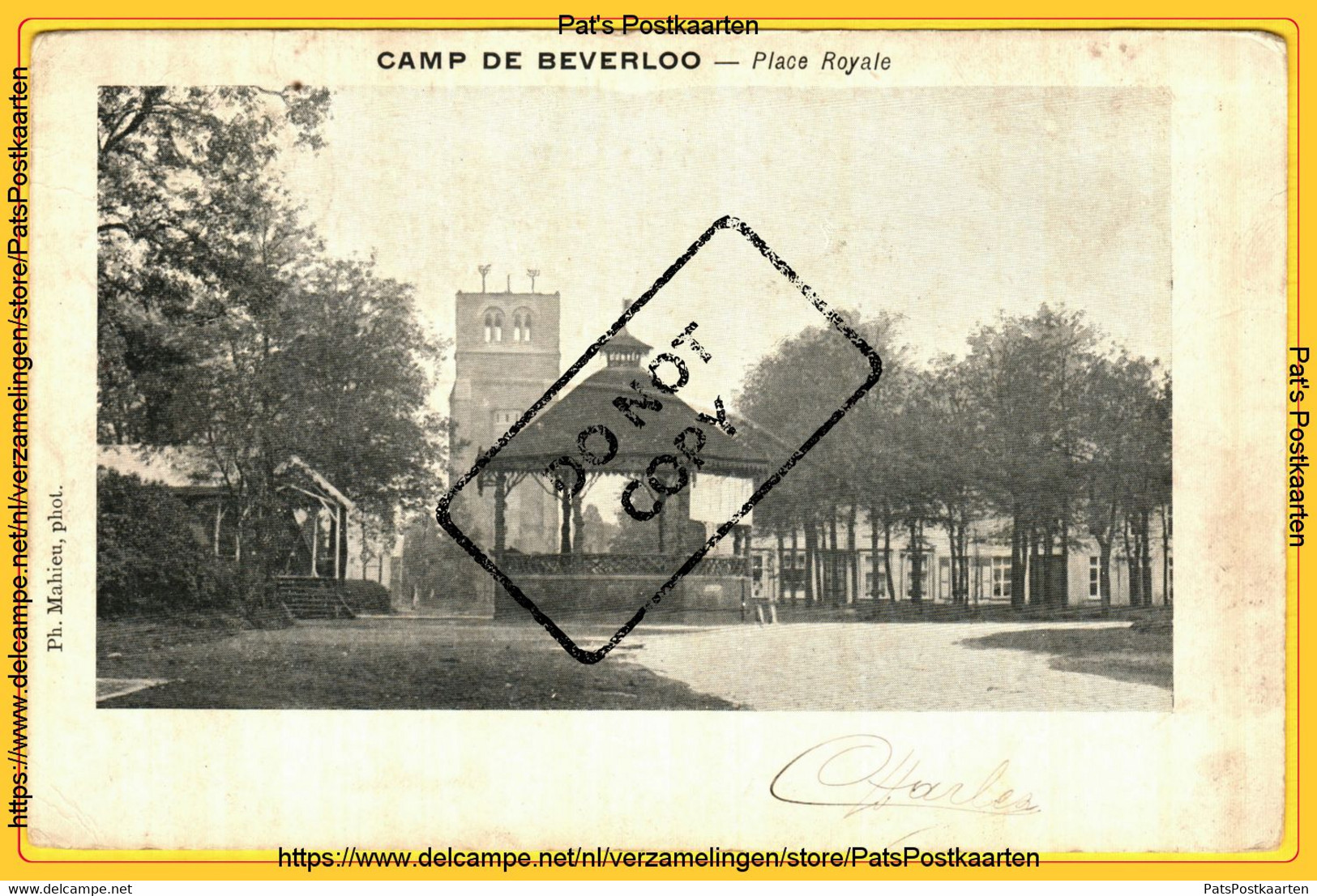 PP-0186 CAMP DE BEVERLOO - Place Royale - Leopoldsburg (Kamp Van Beverloo)