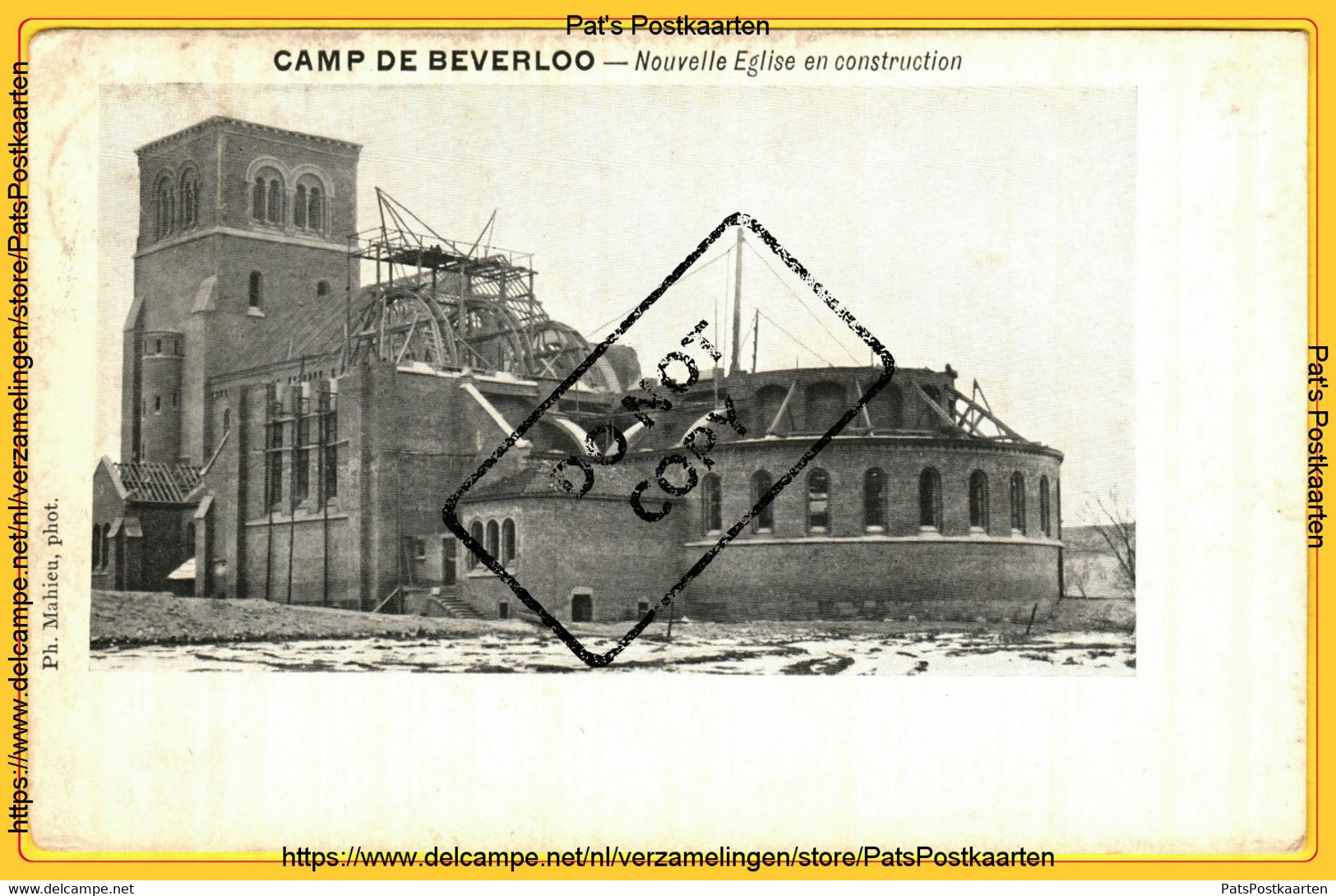 PP-0187 CAMP DE BEVERLOO - Nouvelle Eglise En Construction - Leopoldsburg (Camp De Beverloo)