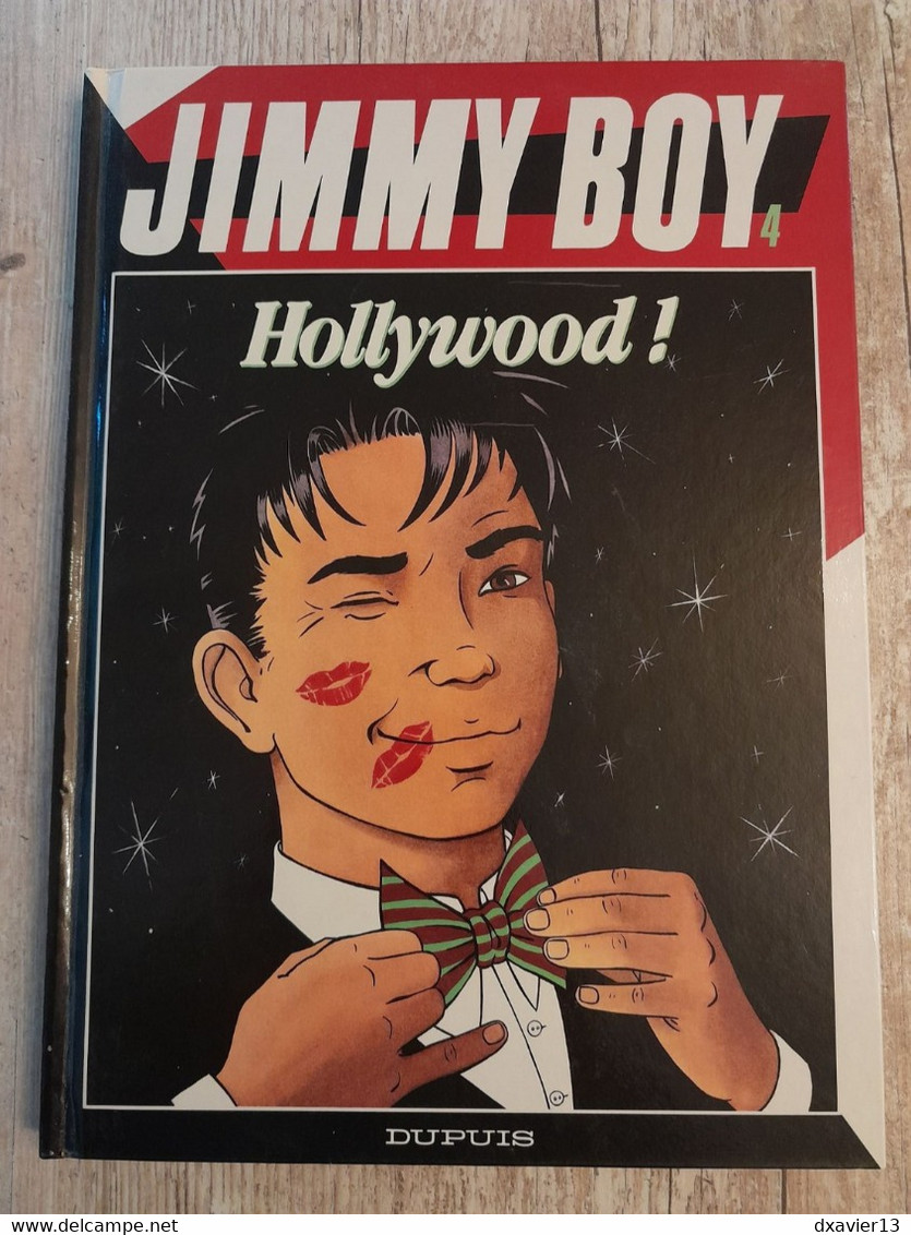Bande Dessinée Dédicacée - Jimmy Boy 4 - Hollywood! (1993) - Dediche