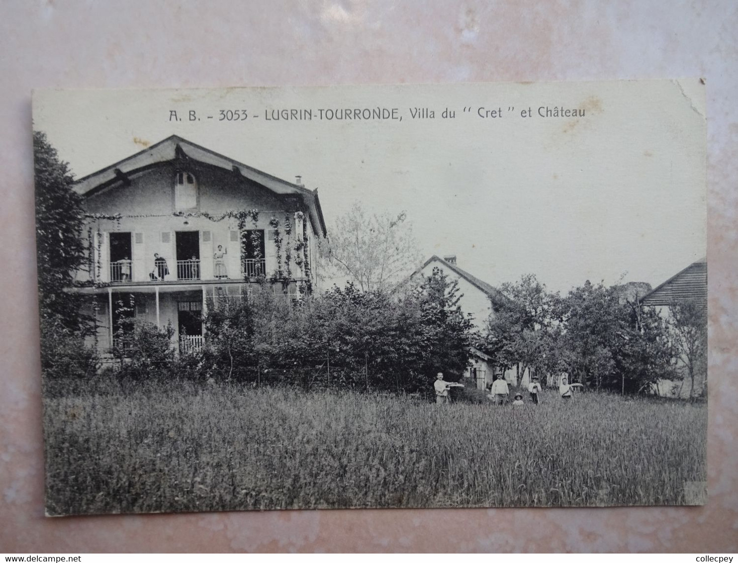 CPA 74 LUGRIN TOURRONDE Villa Du "Cret" Et Château - Lugrin