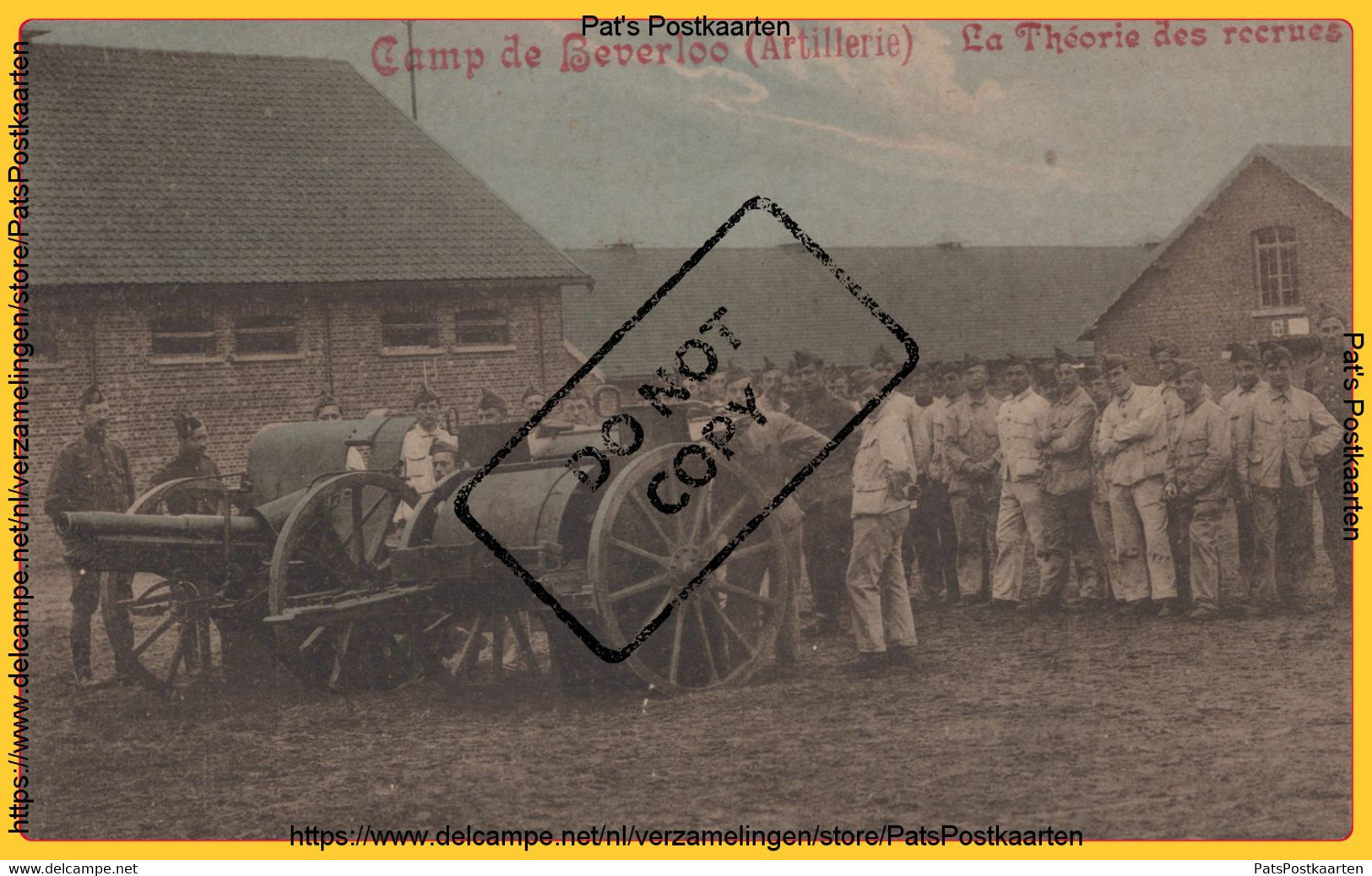 PP-0208 Camp De Beverloo (Artillerie) La Théorie Des Recrues - Leopoldsburg (Kamp Van Beverloo)