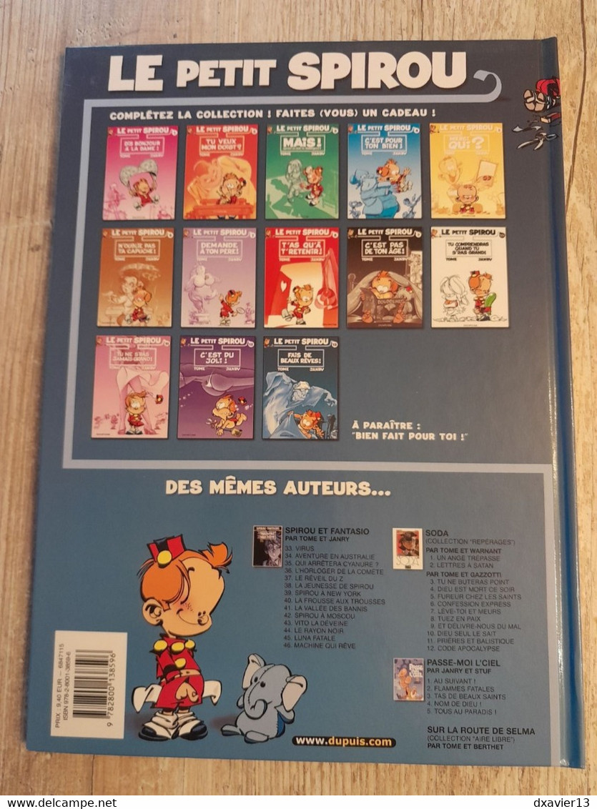 Bande Dessinée - Le Petit Spirou 13 - Fais De Beaux Rêves! (2007) - Petit Spirou, Le