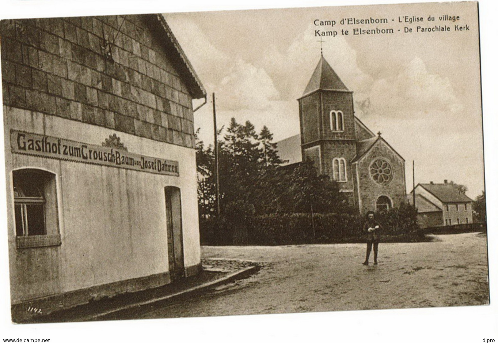 Camp Elsenborn   L'eglise Du Vilage - Elsenborn (camp)