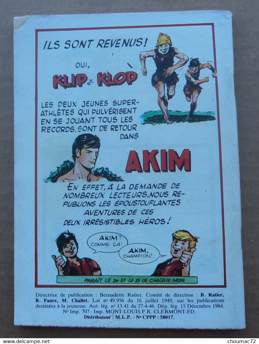 BD Atemi 193, Mon Journal MLP 1984 - Akim