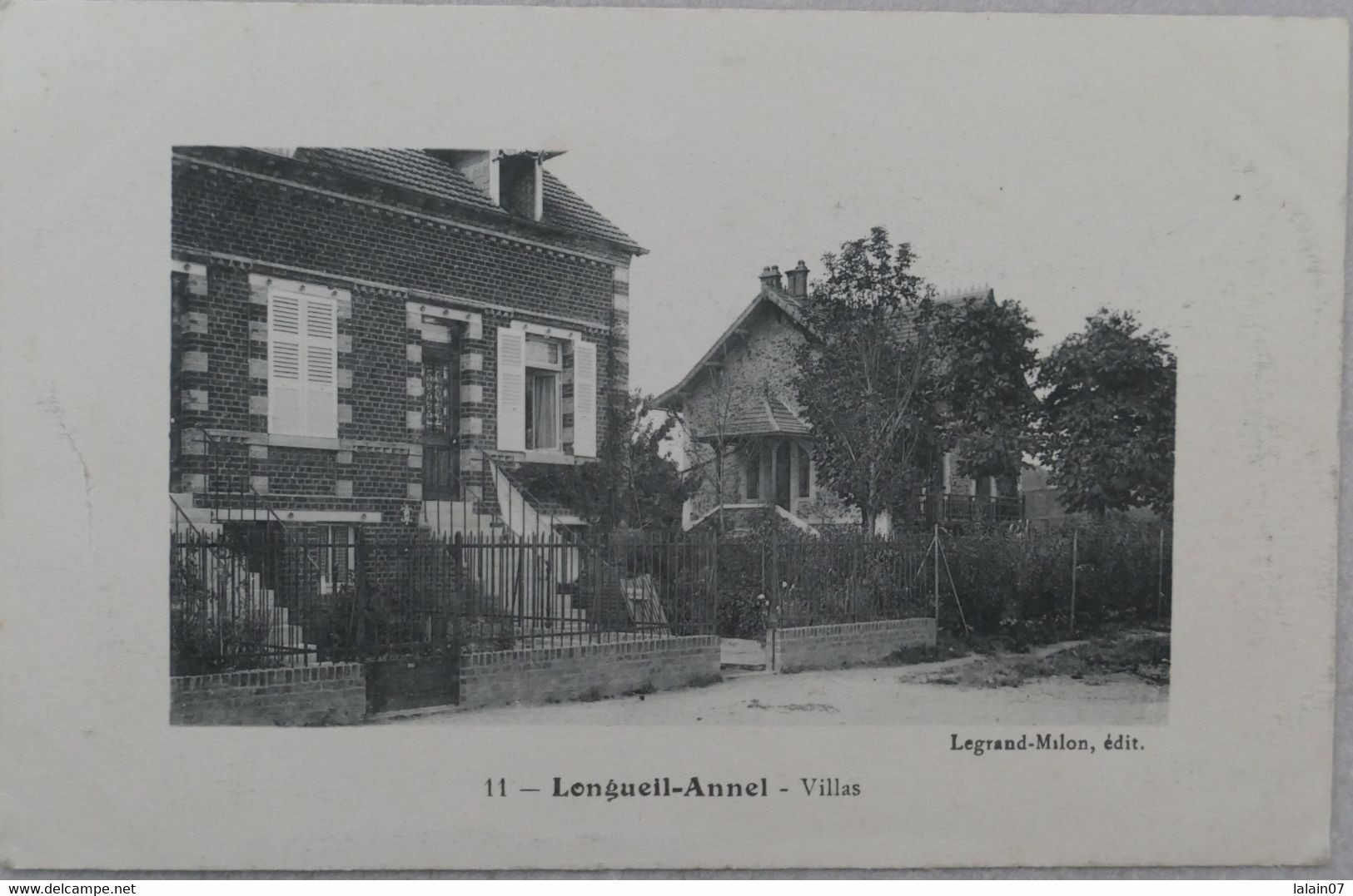 C. P. A. : 60 : LONGUEIL ANNEL : Villas, En 1916 - Longueil Annel