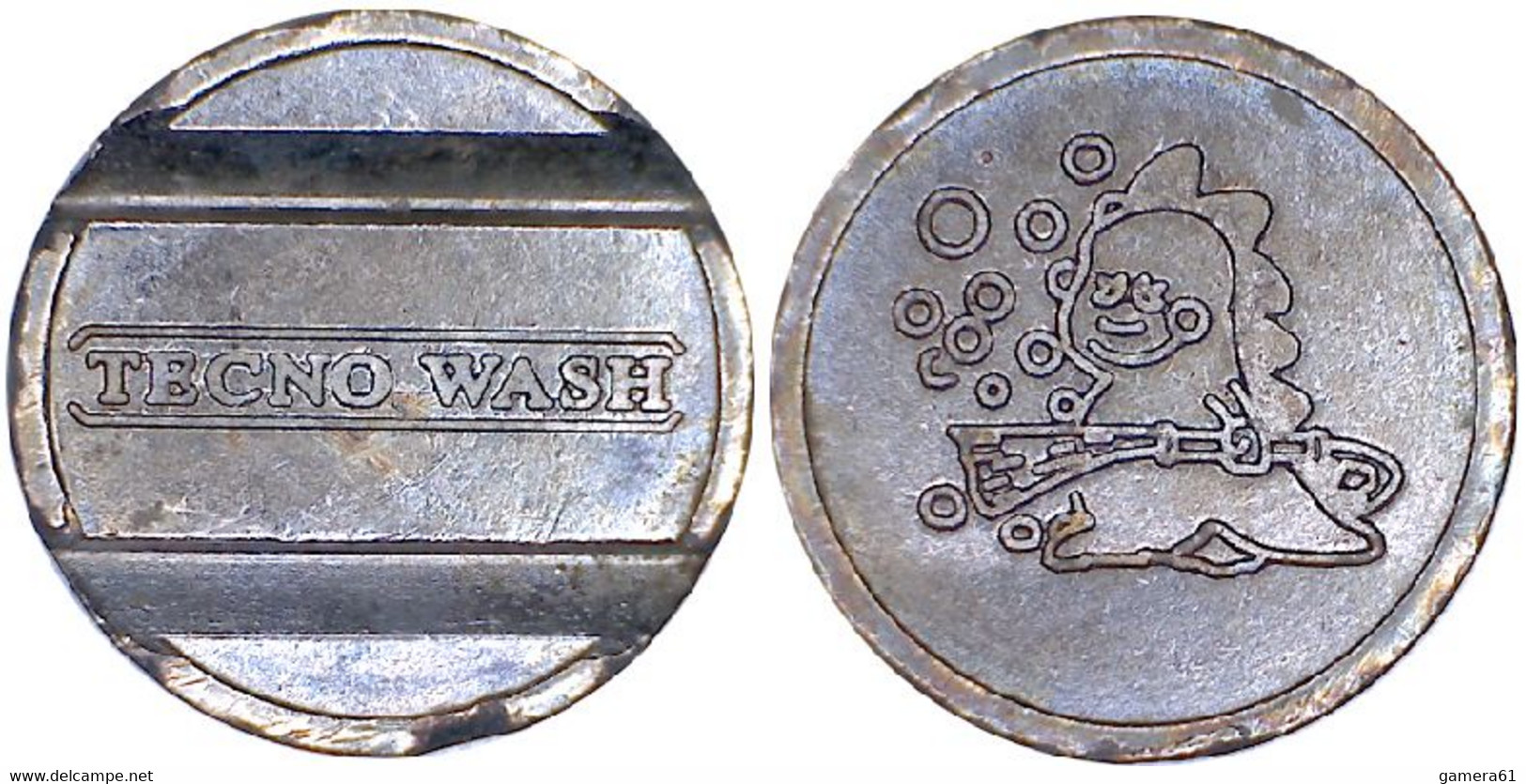 00876 GETTONE TOKEN JETON AUTOLAVAGGIO CAR WASH SPAIN? TECNO WASH - Other & Unclassified