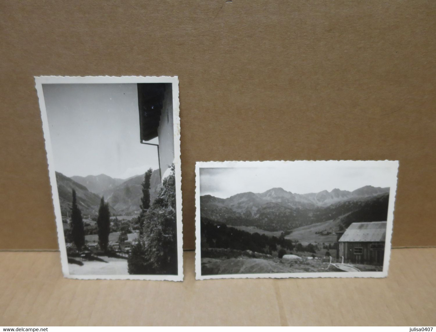 ANDORRE 2 Anciennes Photographies Paysages 1954 - Andorra