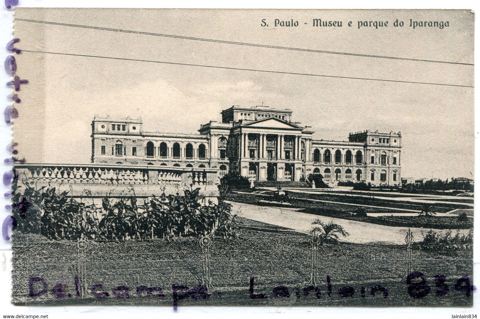 - Brasil - Bresil -SAO PAULO - Museu E Parque De Iparanga, Ancienne, Coins Impeccables, Non écrite, TBE, Scans. - São Paulo