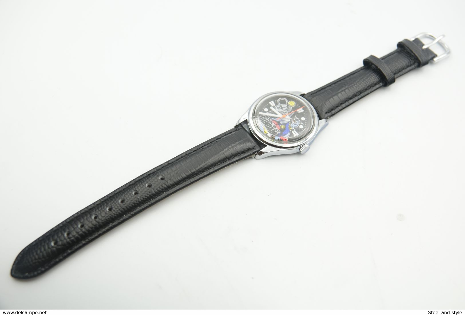 Watches : GOLDORAK GUNDAM GRENDIZER MOBIL SUIT Q&Q BY CITIZEN MEN HAND WINDING - Original 1980's - Running - Moderne Uhren