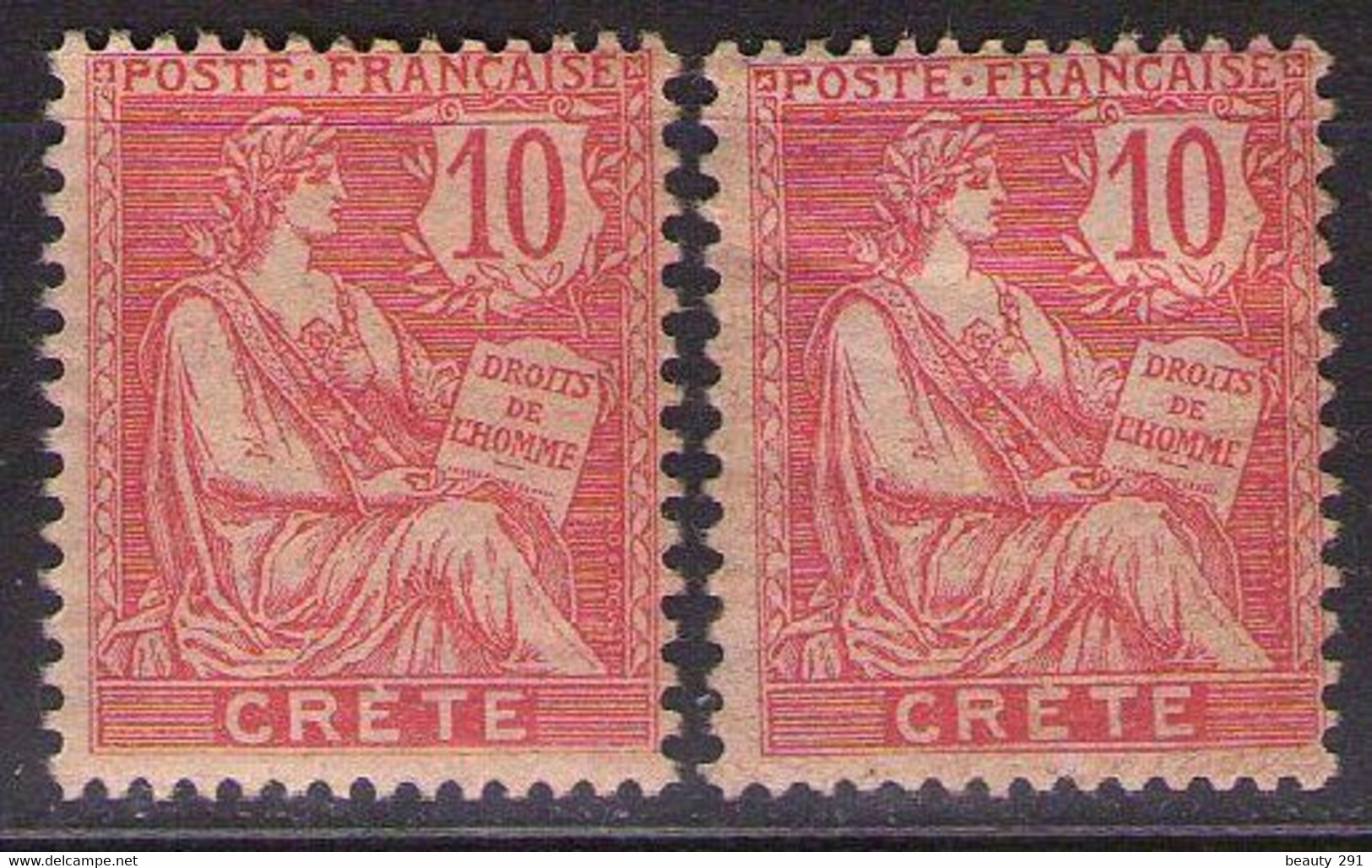 CRETE Mi 6 DIFFERENT COLOR  MNH**,MH* - Nuovi