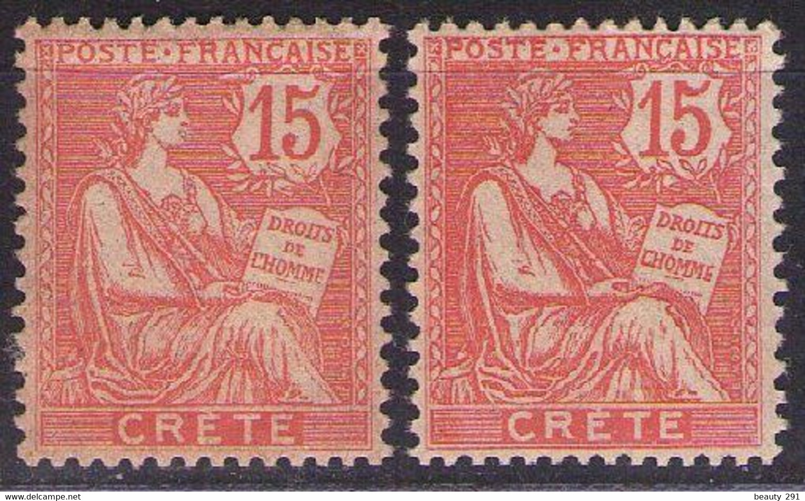 CRETE Mi 7 DIFFERENT COLOR  MNH**,MH* - Ungebraucht