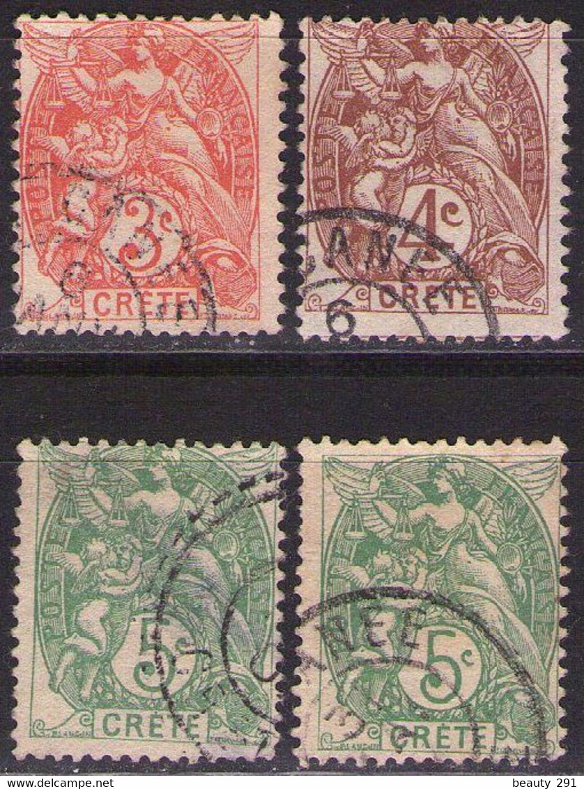 CRETE Mi 3-5  USED - Used Stamps