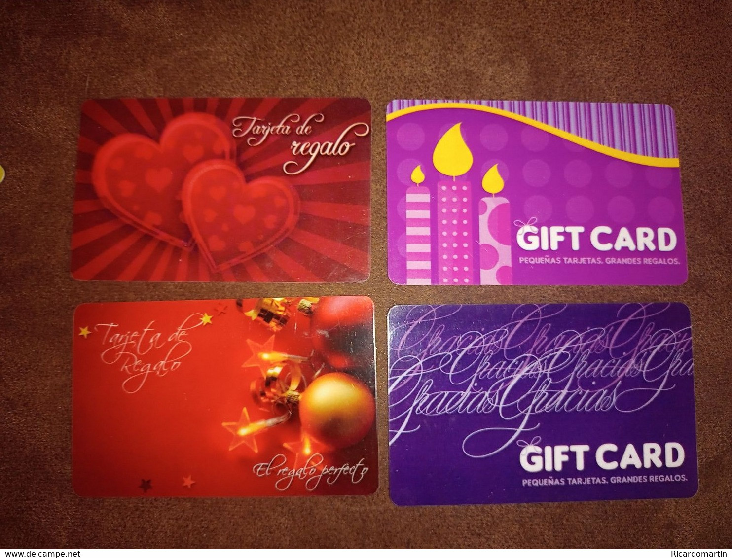 COSTA RICA, CENTRAL AMÉRICA: 4 DIFFERENT GIFT CARDS - Costa Rica