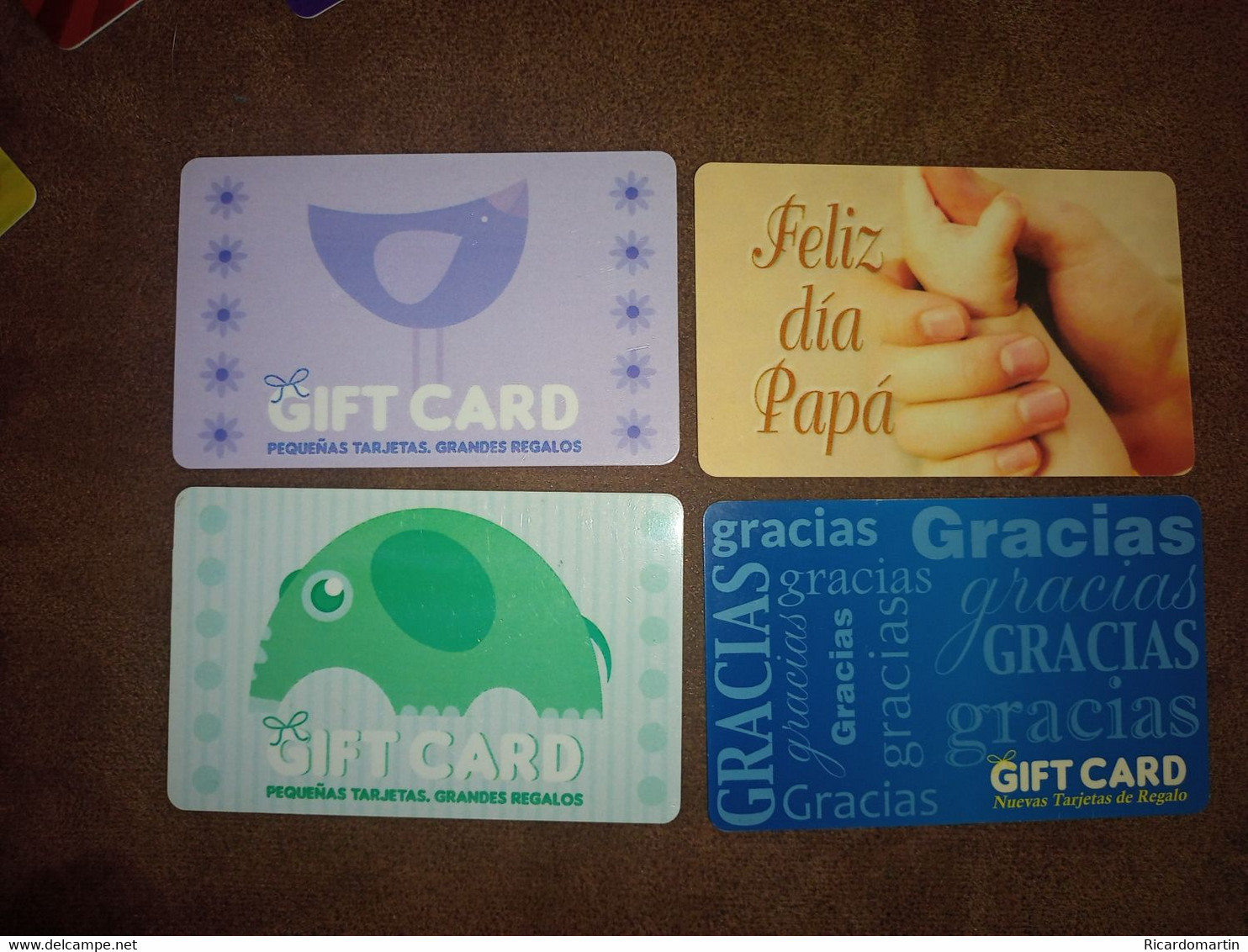 COSTA RICA, CENTRAL AMÉRICA: 4 DIFFERENT GIFT CARDS - Costa Rica