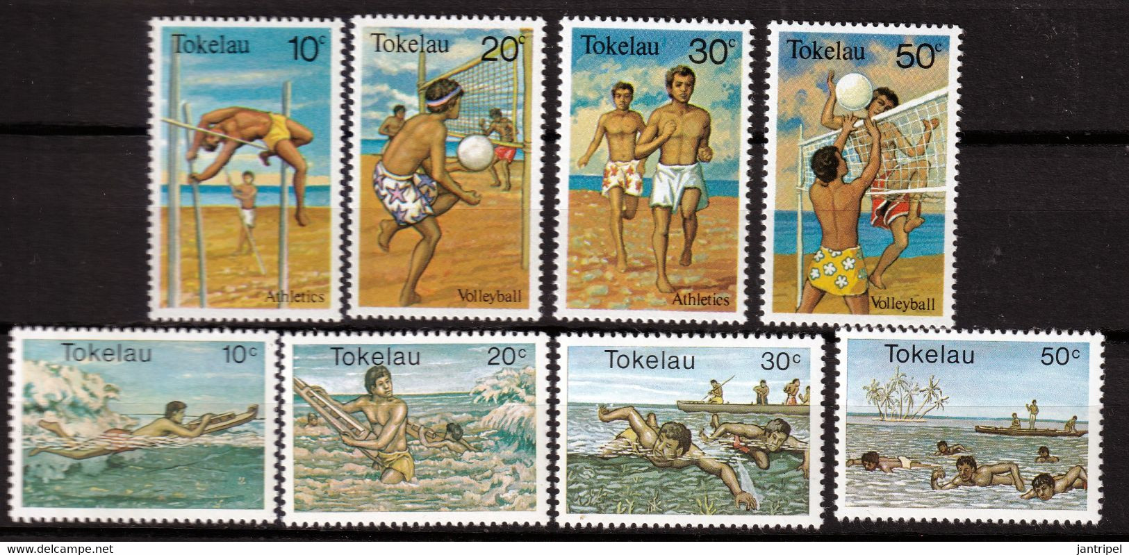 TOKELAU 1980 & 81  SET MNH   SPORTS - Tokelau