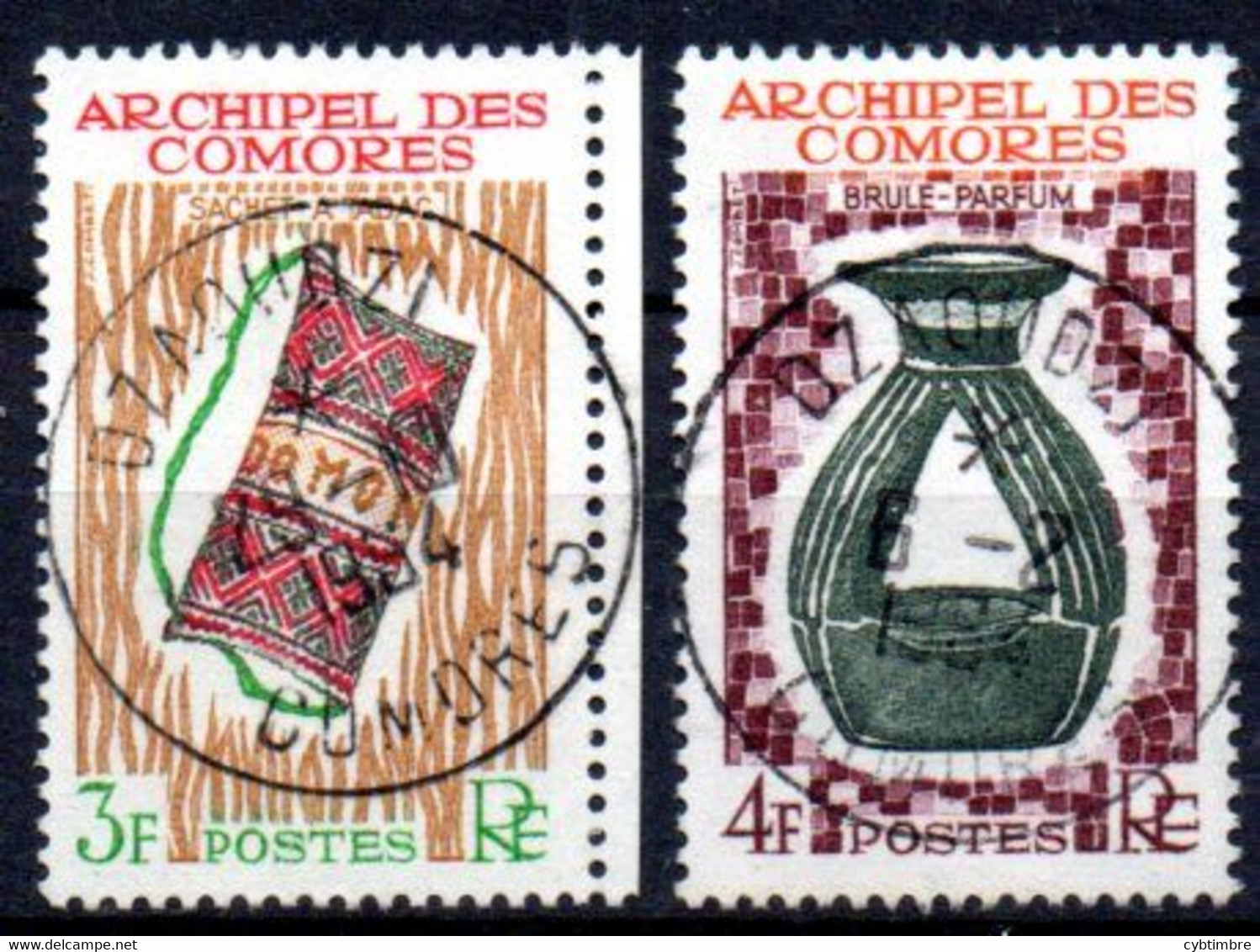 Comores: Yvert N° 29/30 - Used Stamps
