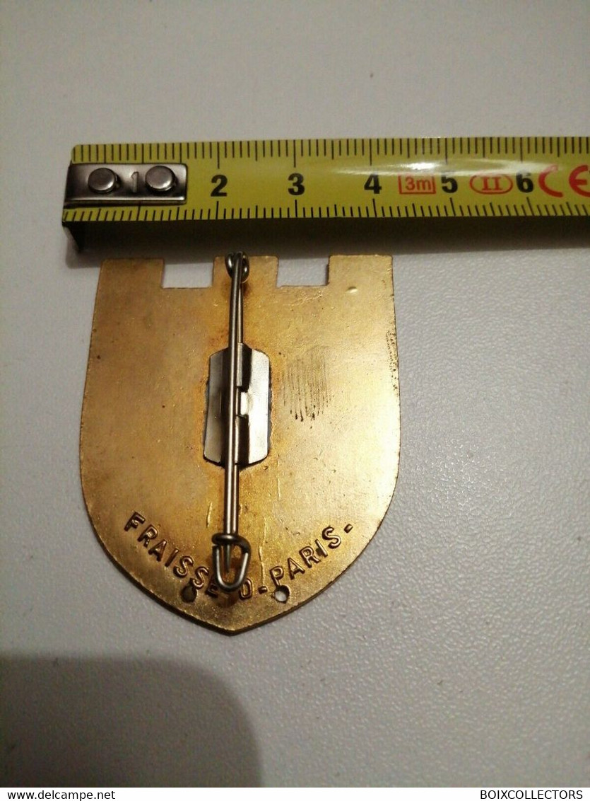 INSIGNE BADGE MOTO CLUB LES CHÂTELAINS A . C. B. B / FRAISSE PARIS Année 70 - Motos