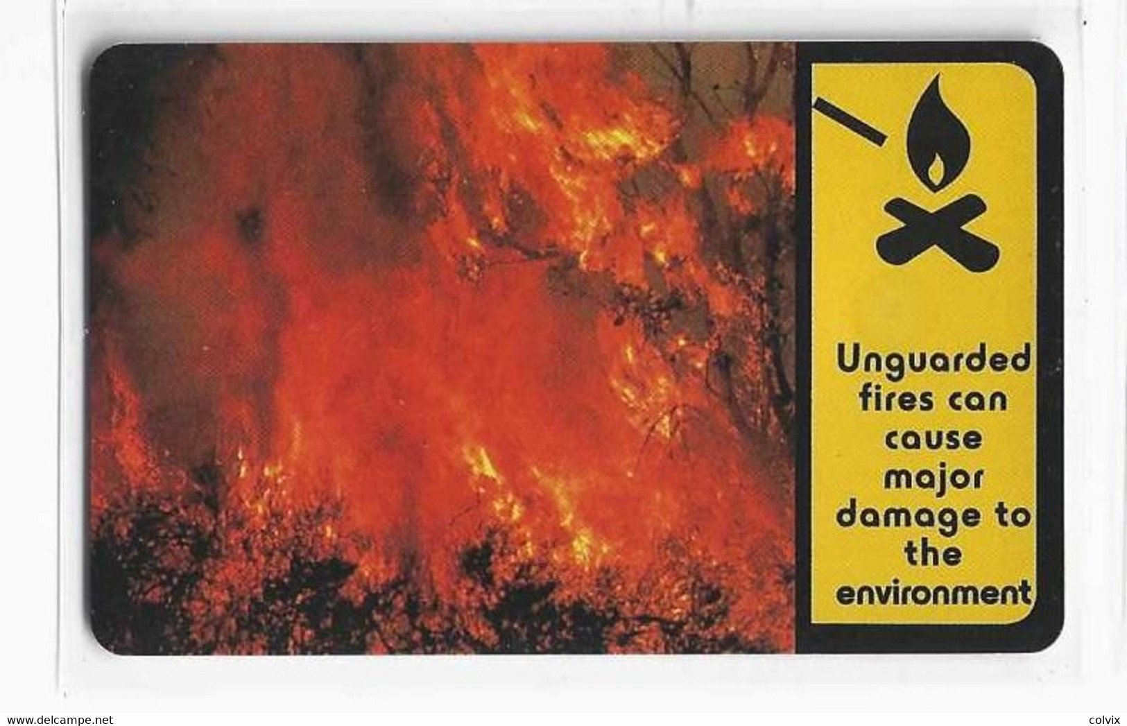 NAMIBIE REF MV CARDS NMB-176 N$10 THEME ENVIRONNEMENT CLIMAT  ECOLOGIE AIR POLLUTION SO3 Date 2000 MINT NEUF - Namibia