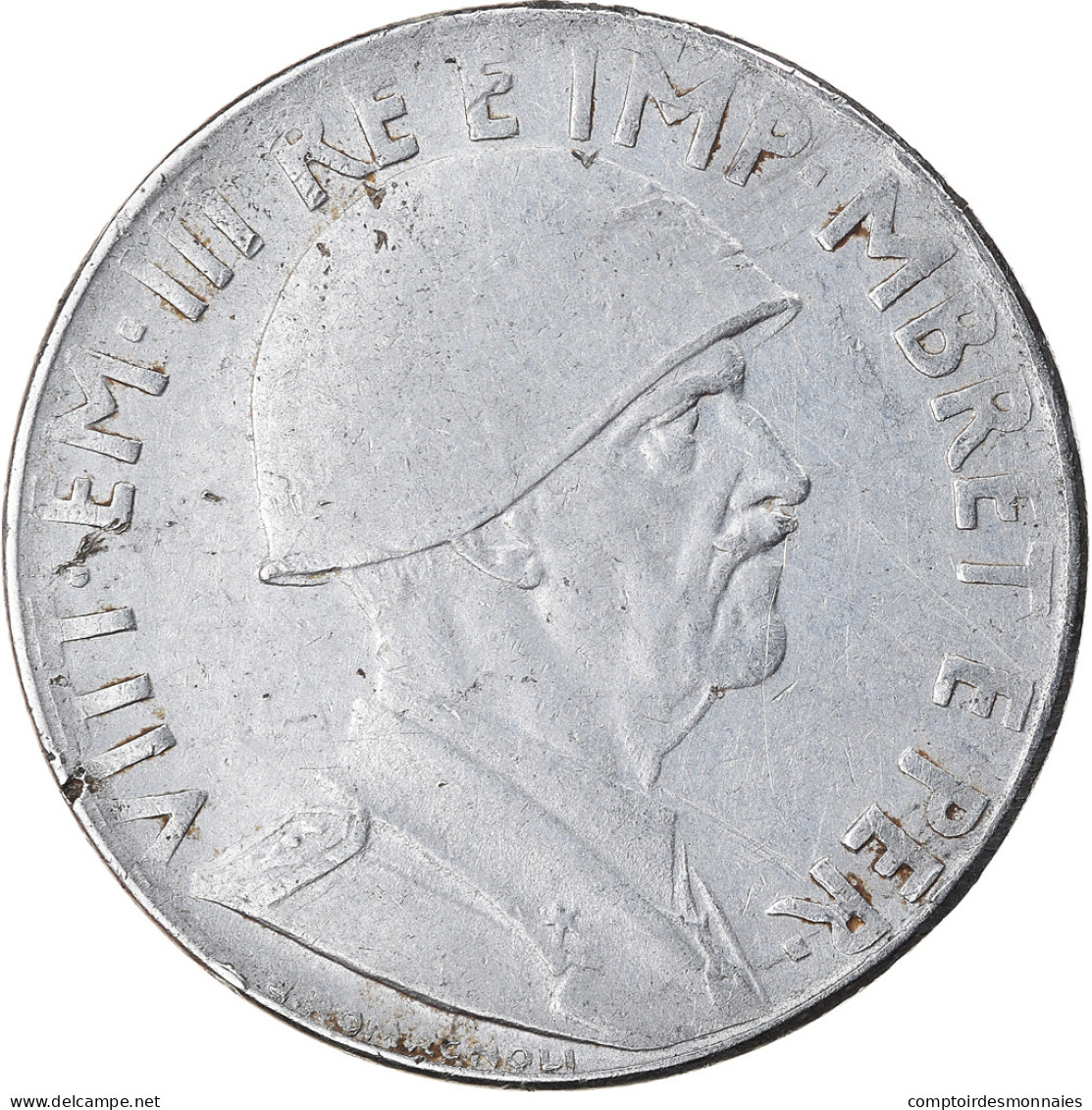 Monnaie, Albania, Vittorio Emanuele III, 0.20 Lek, 1940, Rome, TTB, Stainless - Albanien