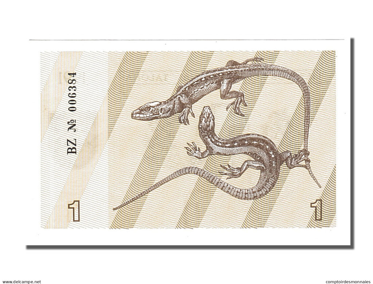 Billet, Lithuania, 1 (Talonas), 1991, NEUF - Lituania