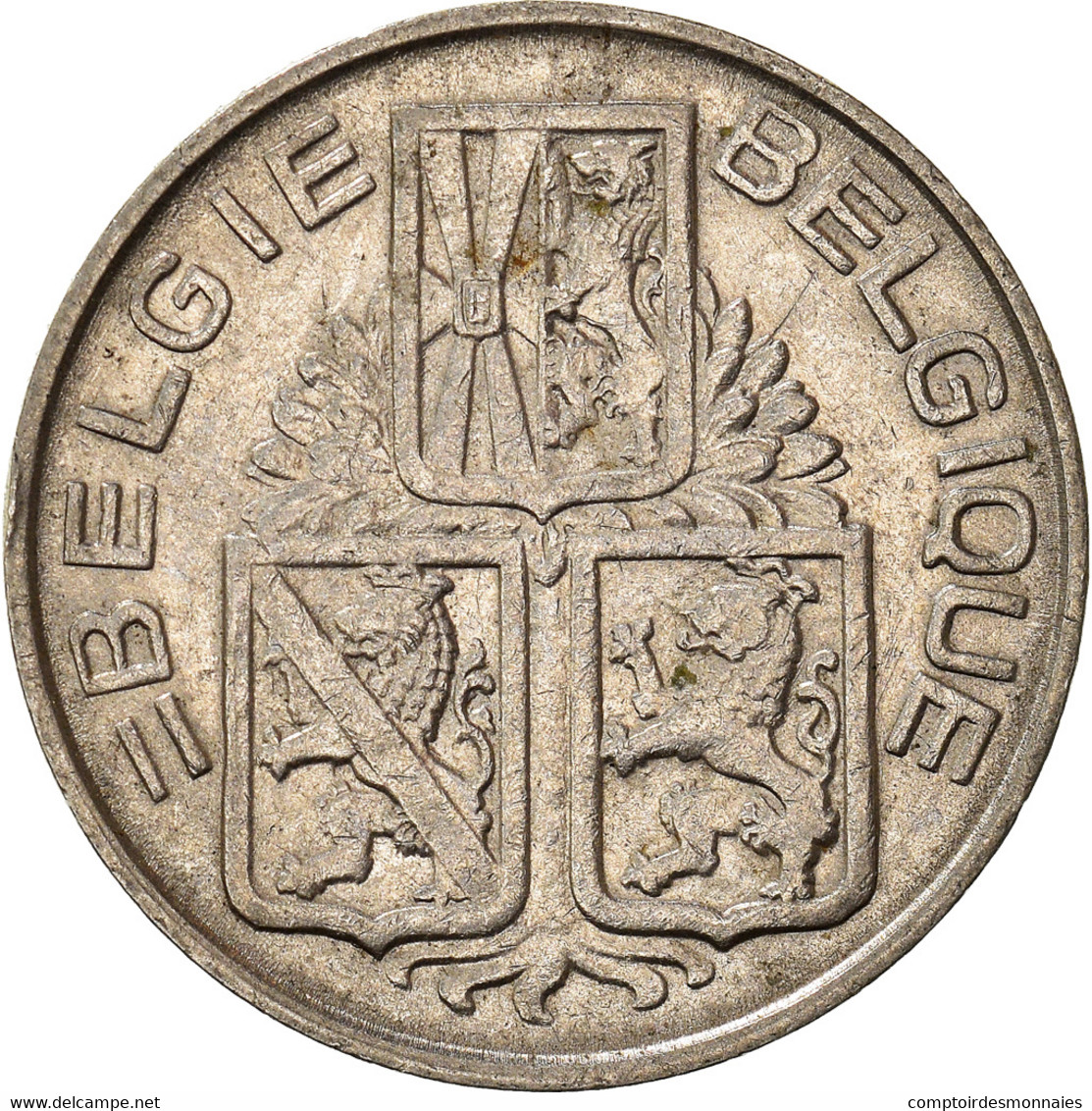 Monnaie, Belgique, Léopold III, Franc, 1940, TTB, Nickel, KM:120 - 1 Franc