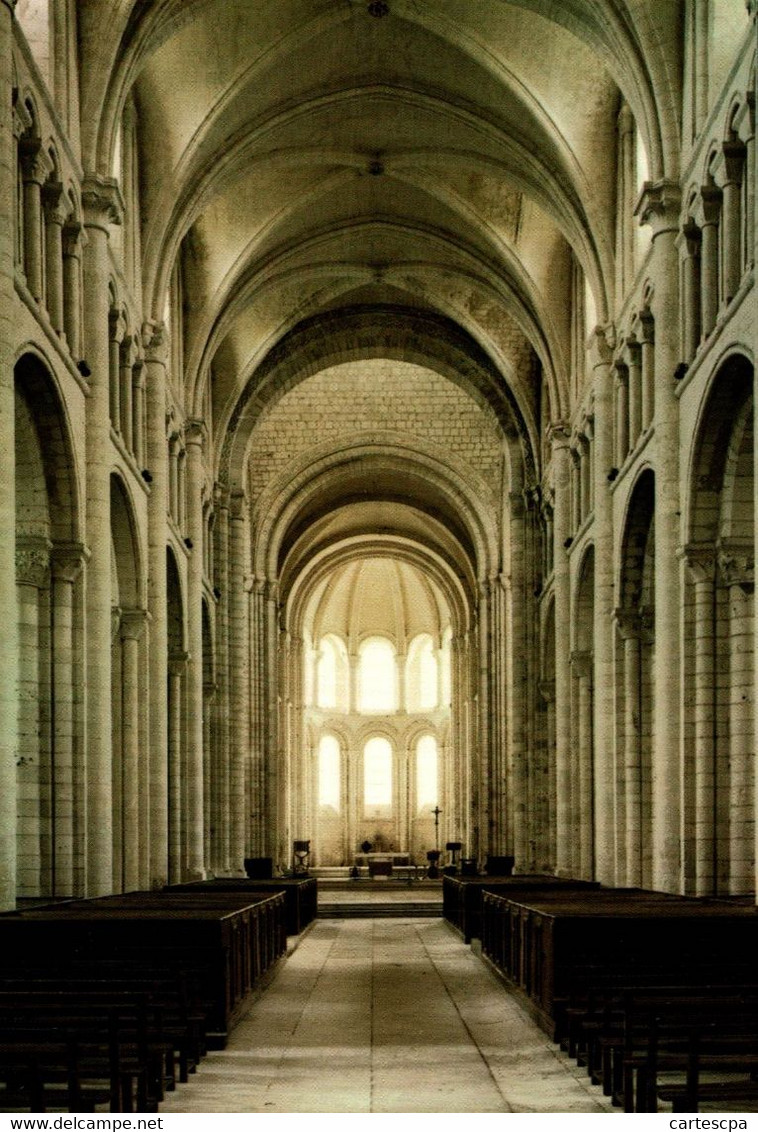 Saint Martin De Boscherville Abbaye Romane La Nef       CPM Ou CPSM - Saint-Martin-de-Boscherville