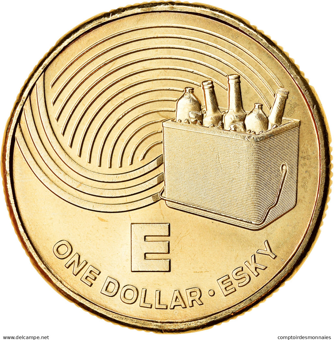 Monnaie, Australie, Dollar, 2019, Chasse Aux Pièces  -  Lettre E, FDC - Dollar