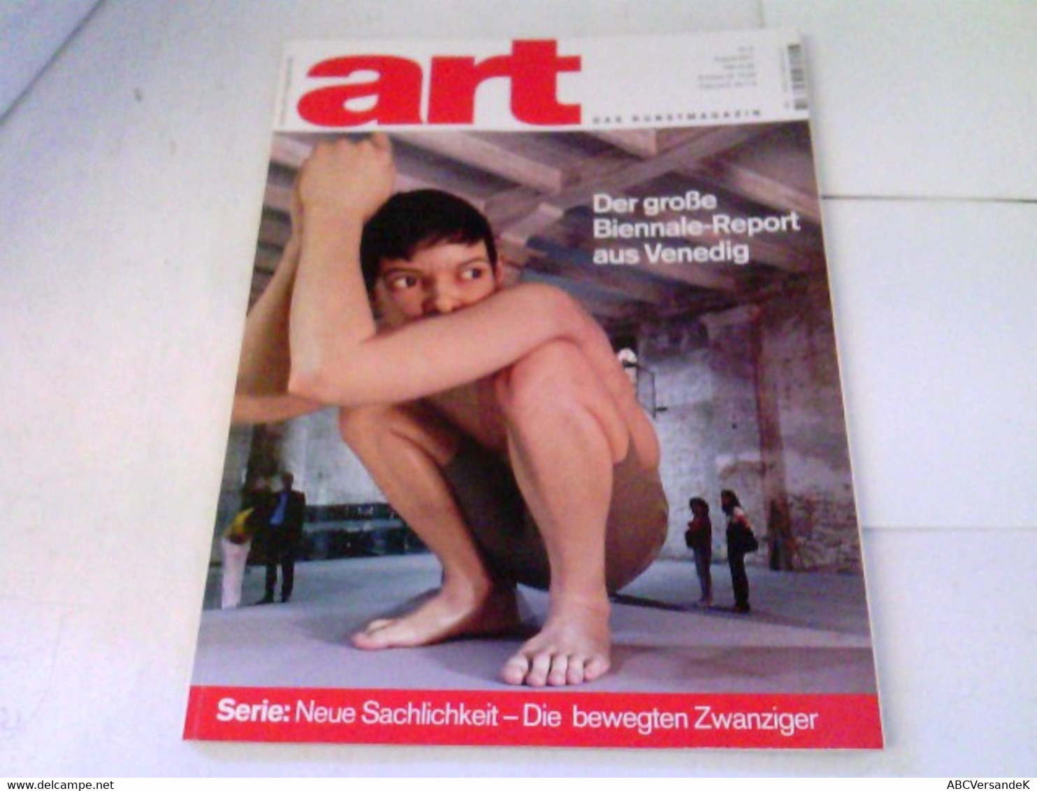 ART Das Kunstmagazin 2001/08 - Der Große Biennale-Report Aus Venedig U.a. - Sonstige & Ohne Zuordnung