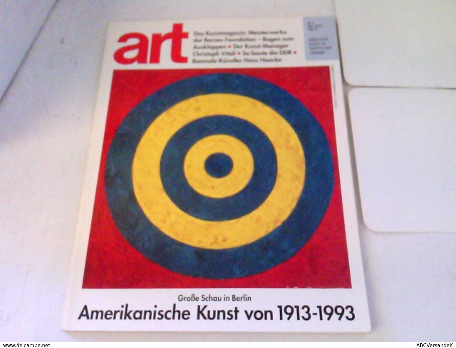 ART Das Kunstmagazin 1993/05 - Amerikanische Kunst Von 1913-1993 U.a. - Sonstige & Ohne Zuordnung