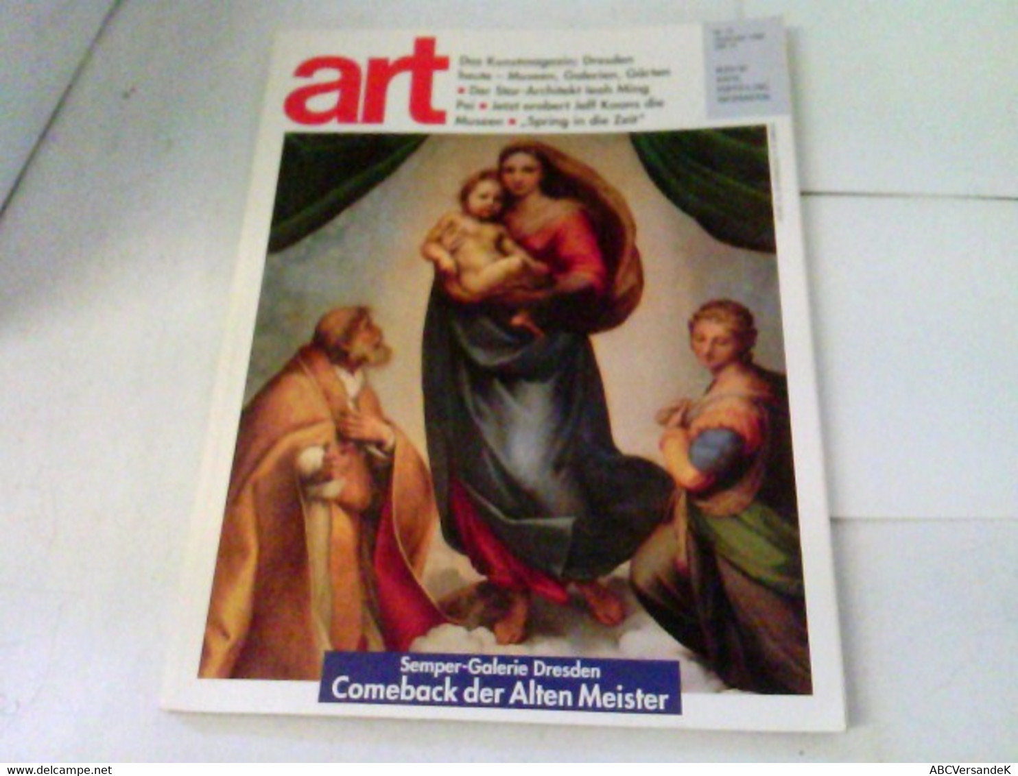 ART Das Kunstmagazin 1992/12 - Semper-Galerie Dresden. Comeback Der Alten Meister U.a. - Sonstige & Ohne Zuordnung