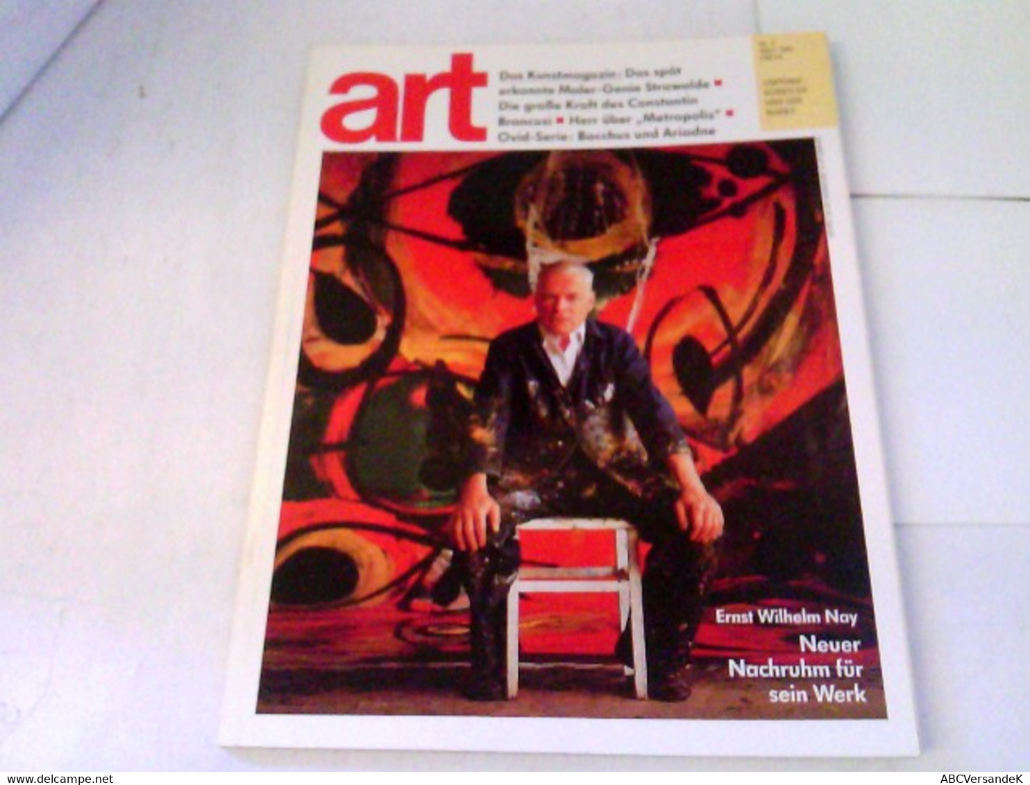 ART Das Kunstmagazin 1991/03 - Ernst Wilhelm Nay. Neuer Nachruhm Für Sein Werk U.a. - Sonstige & Ohne Zuordnung