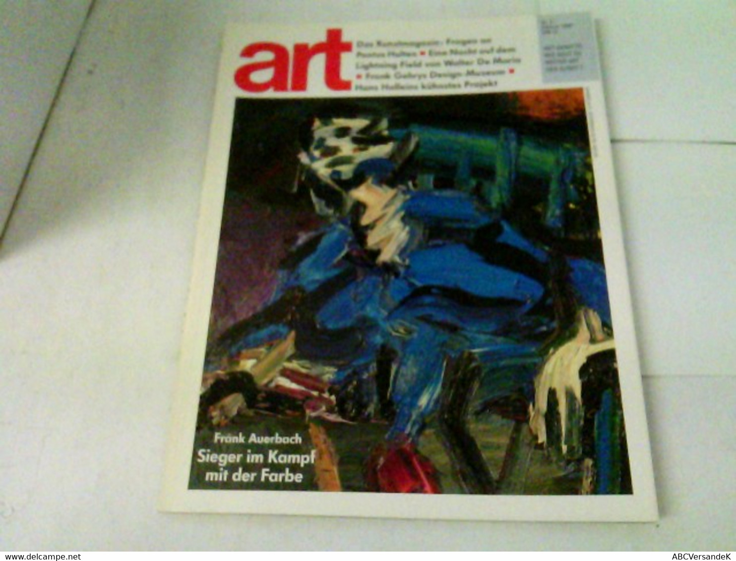 ART Das Kunstmagazin 1990/02 - Frank Auerbach.Sieger Im Kampf Mit Der Farbe U.a. - Sonstige & Ohne Zuordnung