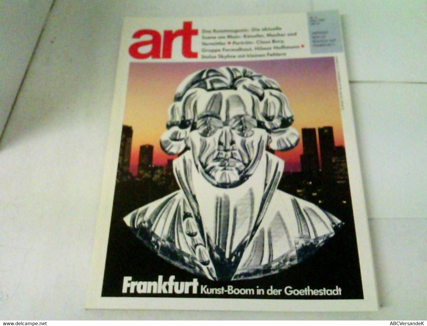 ART Das Kunstmagazin 1990/03 - Frankfurt Kunst-Boom In Der Goethestadt U.a. - Sonstige & Ohne Zuordnung