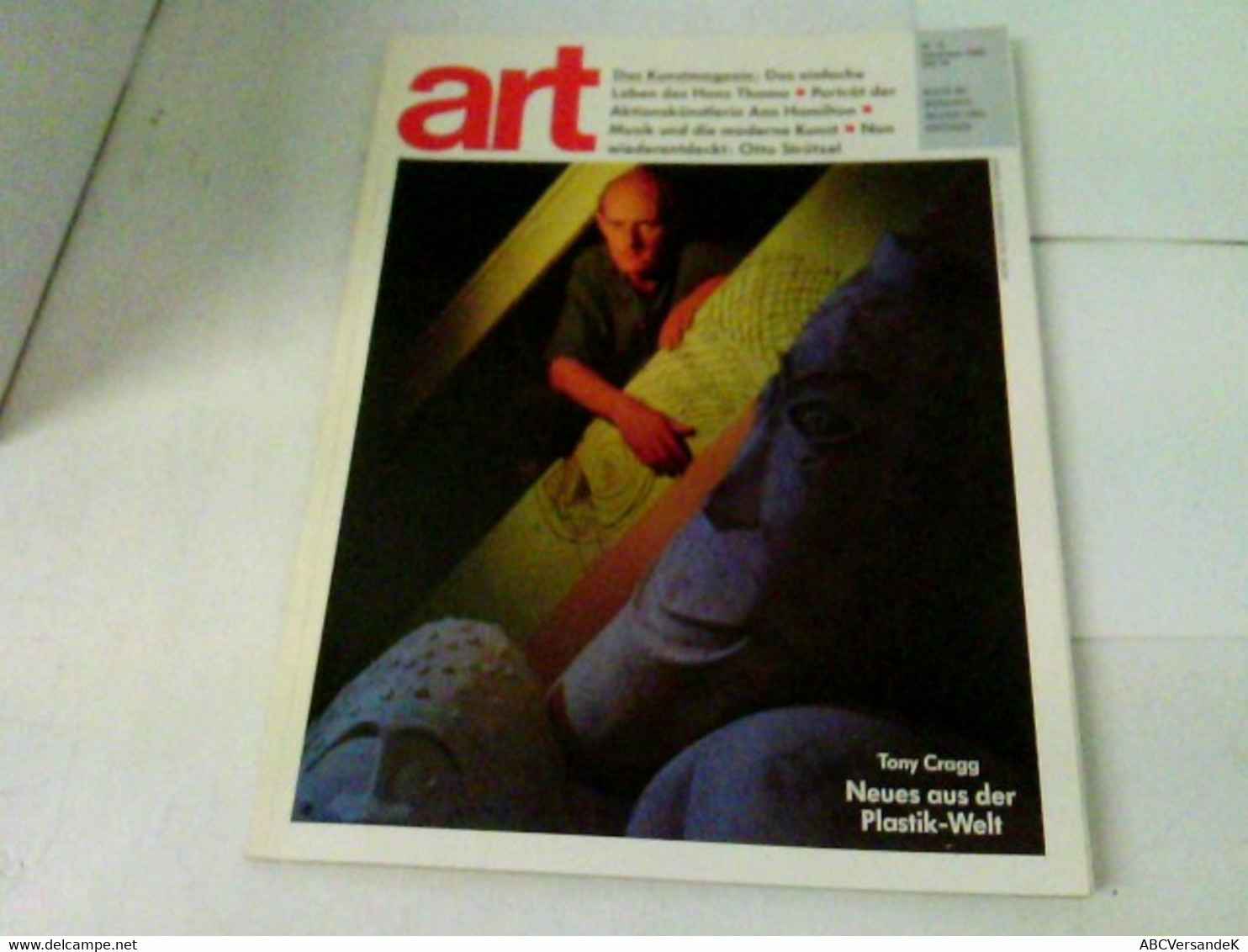 ART Das Kunstmagazin 1989/12 - Tony Cragg. Neues Aus Der Plastik-Welt U.a. - Sonstige & Ohne Zuordnung