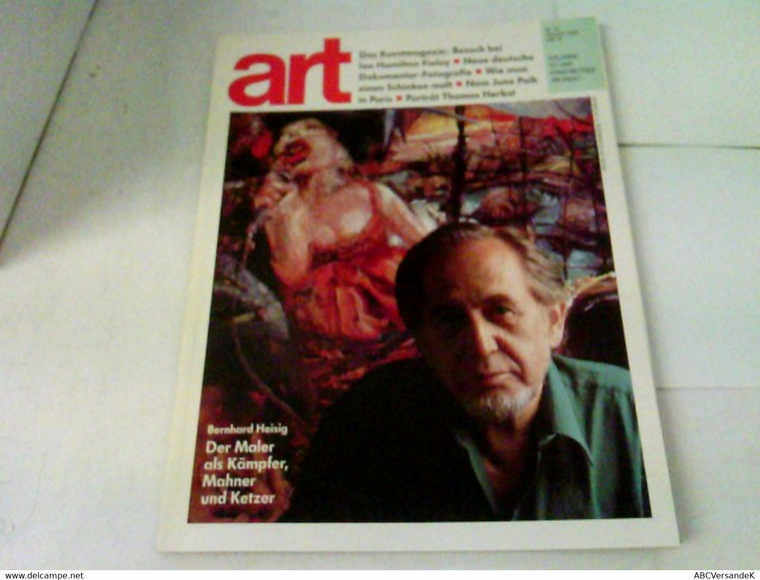 ART Das Kunstmagazin 1989/10 - Bernhard Heisig. Der Maler Als Kämpfer, Mahner Und Ketzer U.a. - Sonstige & Ohne Zuordnung