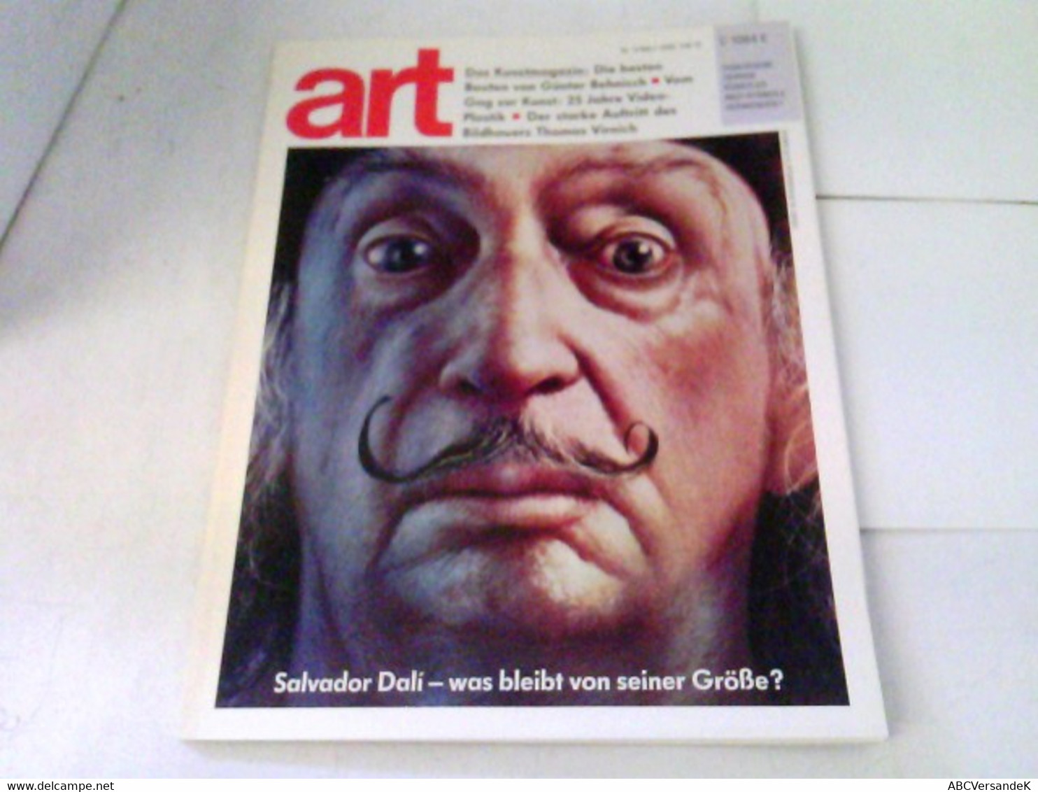 ART Das Kunstmagazin 1989/03 - Salvador Dali - Was Bleibt Von Seiner Größe ? U.a. - Sonstige & Ohne Zuordnung