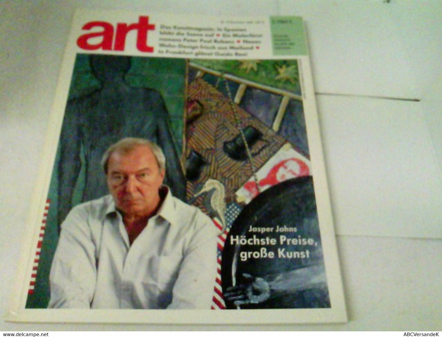 ART Das Kunstmagazin 1988/12 - Jasper Johns. Höchste Preise, Große Kunst U.a. - Sonstige & Ohne Zuordnung