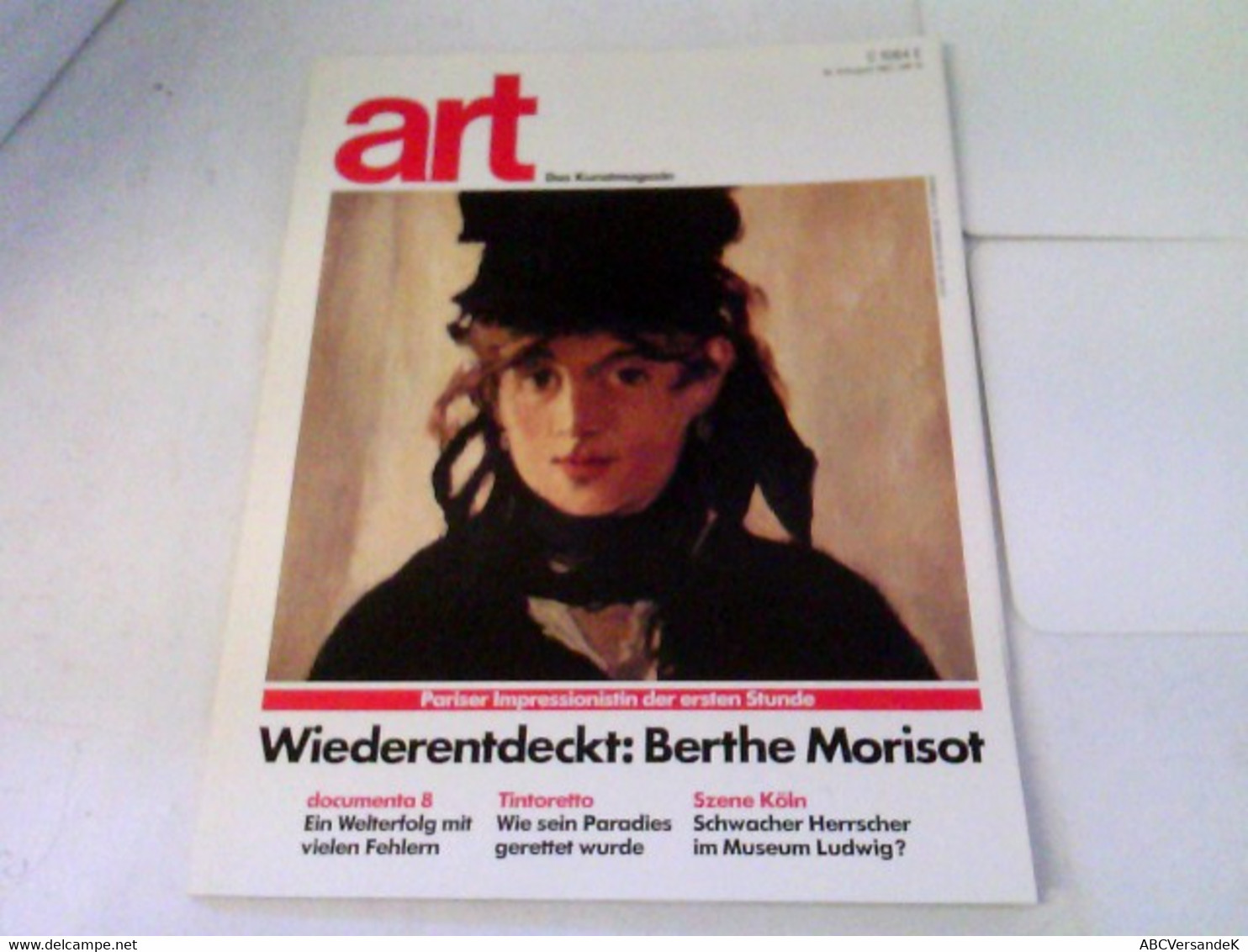 ART Das Kunstmagazin 1987/08 - Wiederentdeckt: Berthe Morisot U.a. - Sonstige & Ohne Zuordnung