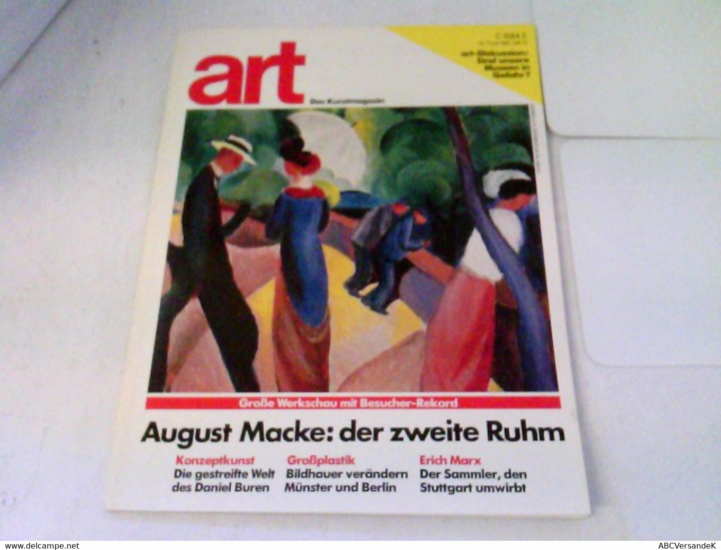 ART Das Kunstmagazin 1987/07 - August Mcke: Der Zweite Ruhm U.a. - Sonstige & Ohne Zuordnung