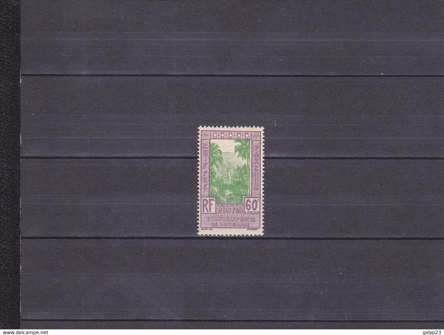 CANAL DE FATAOUA/60 C VIOLET ET VERT/ NEUF ** N° 14 YVERT ET TELLIER 1929 - Strafport