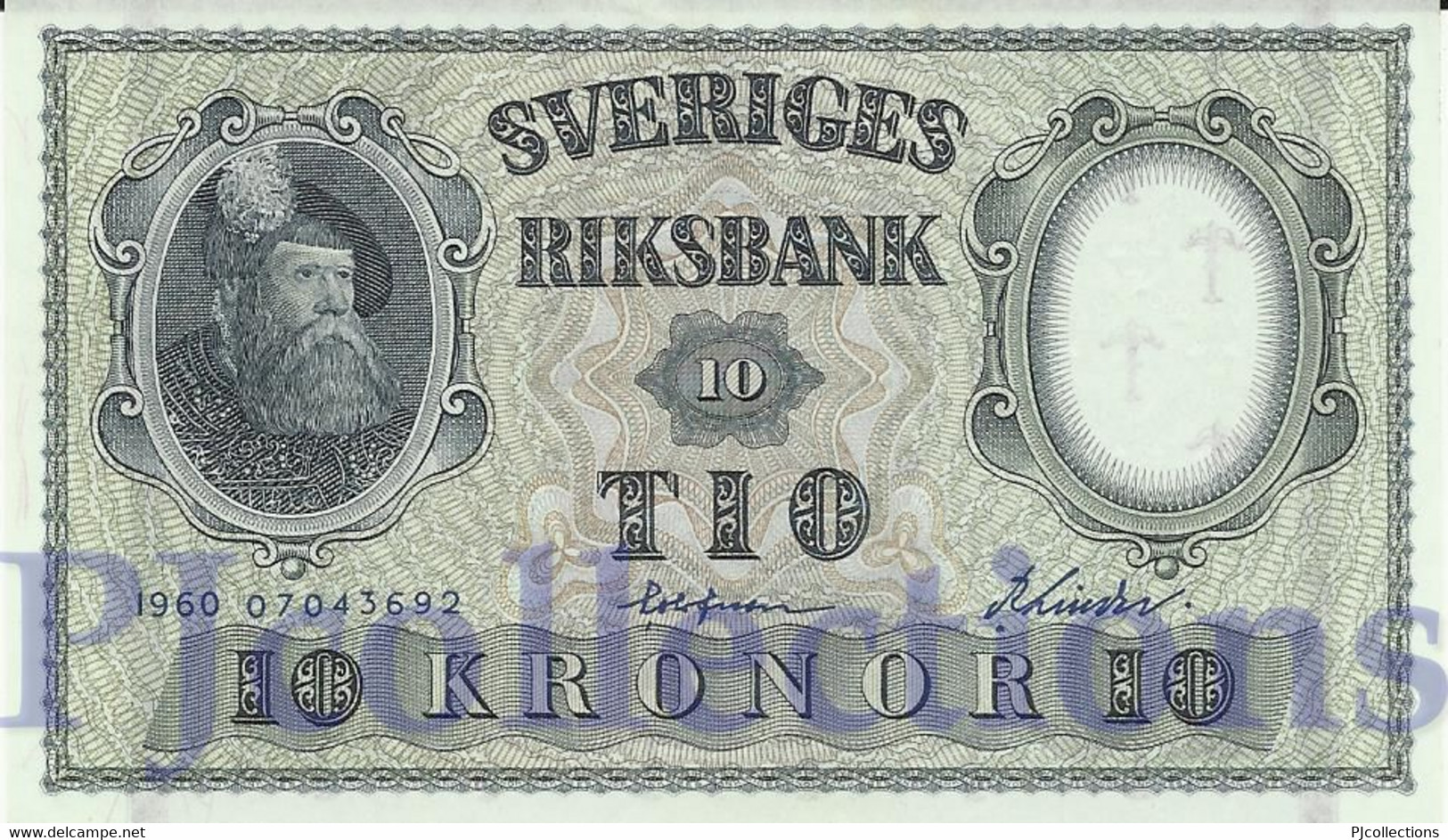 SWEDEN 10 KRONOR 1960 PICK 43h UNC - Svezia