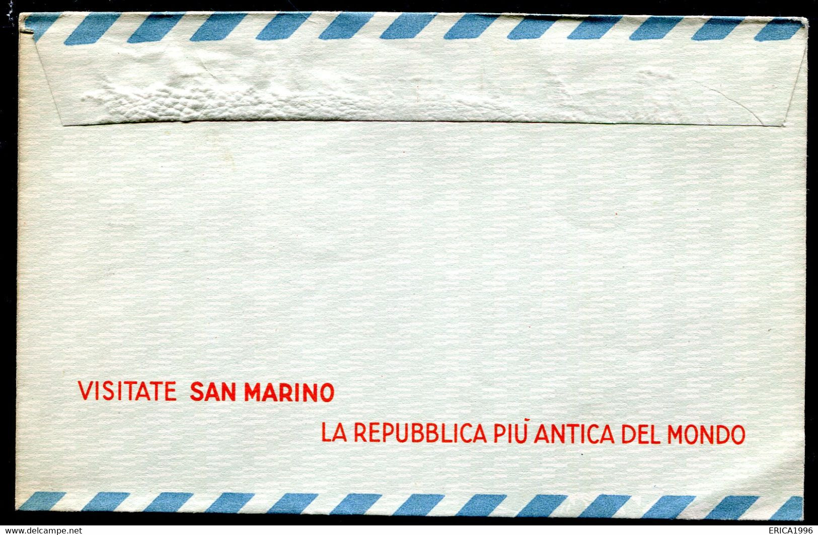 Z3512 SAN MARINO 1951 Aerogramma PROVVISORI Lire 25 Su 20 Viola (Filagrano A5), NUOVO, Con Sovrastampa Leggermente In Ba - Entiers Postaux