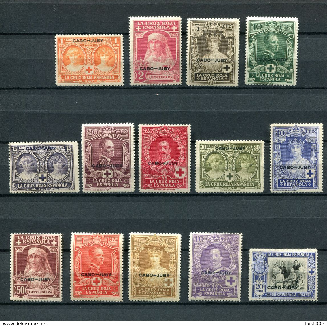 1926.CABO JUBY.EDIFIL 26/39**.NUEVOS SIN FIJASELLOS (MNH).CATALOGO 100€ - Cape Juby