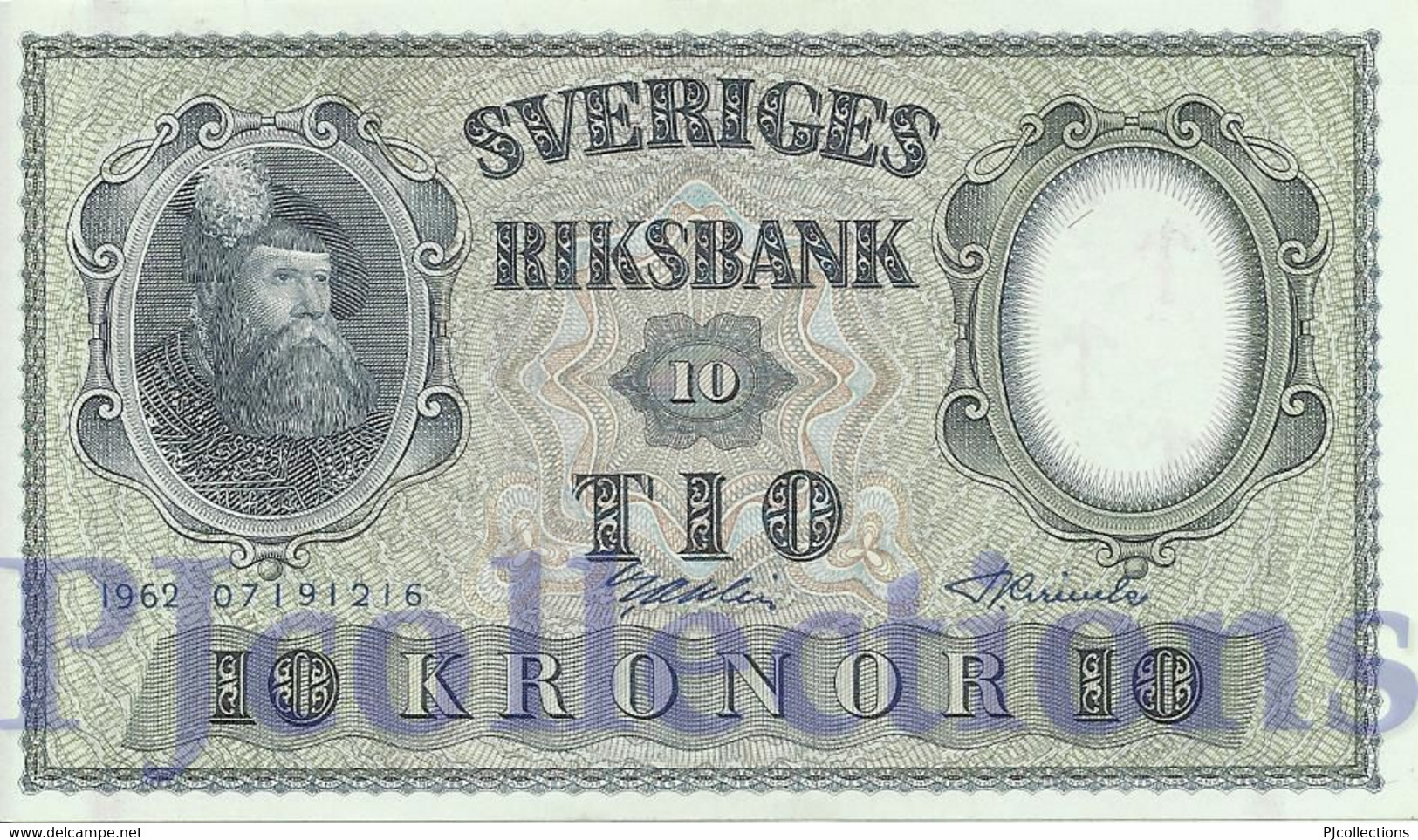 SWEDEN 10 KRONOR 1962 PICK 43i UNC - Svezia