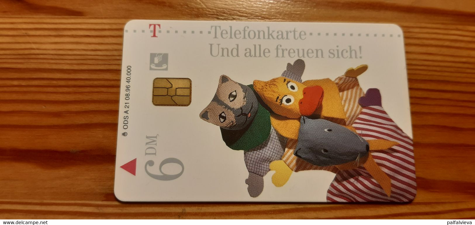 Phonecard Germany A 21 08.96 Teddy Bear 40.000 Ex. - A + AD-Reeks :  Advertenties Van D. Telekom AG